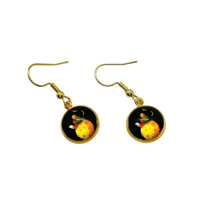 earrings steel gold little prince21